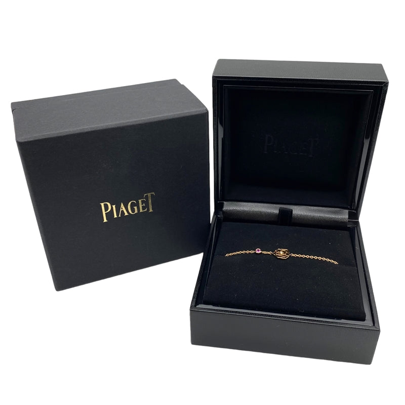 ピアジェ PIAGET ローズ ピンクサファイア ダイヤブレスレット ...