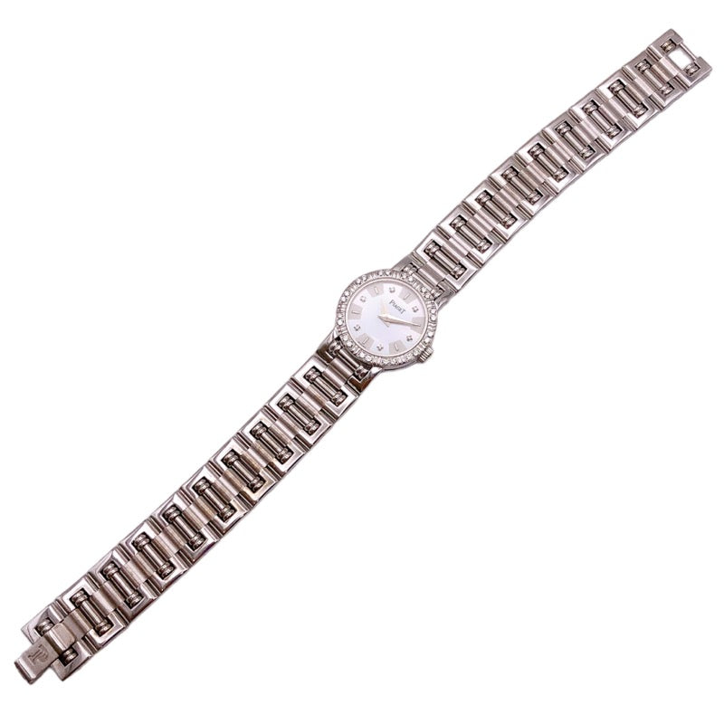 ピアジェ PIAGET ミニダンサー　ホワイトシェル 5964AK81 K18ホワイトゴールド クオーツ レディース 腕時計