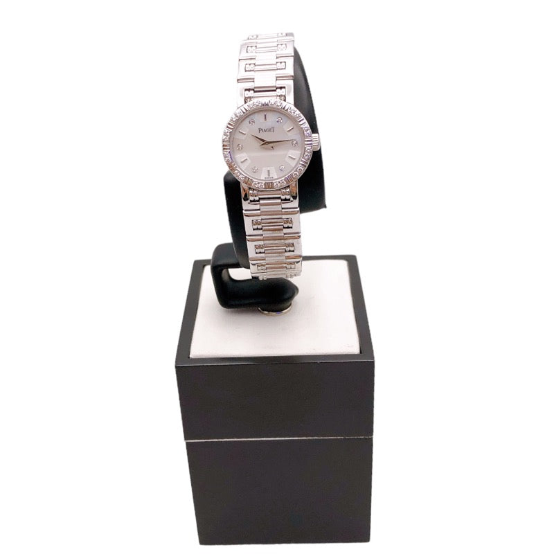 ピアジェ PIAGET ミニダンサー　ホワイトシェル 5964AK81 K18ホワイトゴールド クオーツ レディース 腕時計