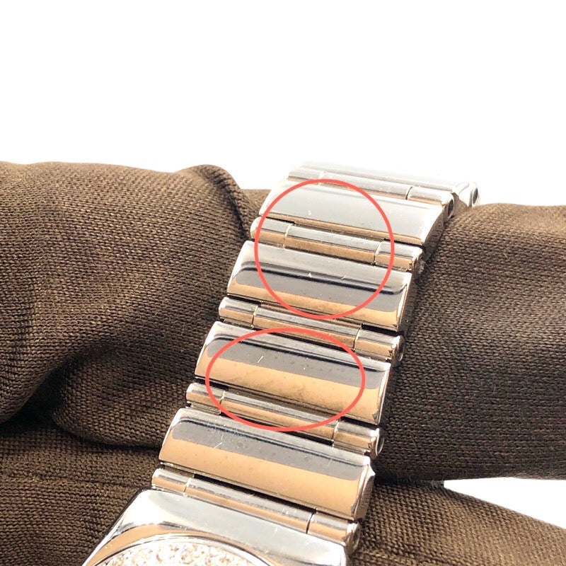 オメガ OMEGA コンステレーション ホワイトシェル 1960.11.51 K18ホワイトゴールド クオーツ レディース 腕時計