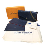 ルイ・ヴィトン LOUIS VUITTON ポシェット・フェリシー M64099 マリーヌルージュ レザー モノグラムアンプラント レディース ショルダーバッグ