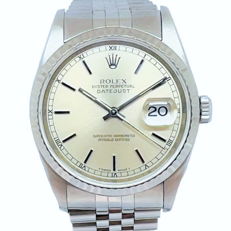 ロレックス ROLEX デイトジャスト 16234 シルバー SS/WG 自動巻き ...