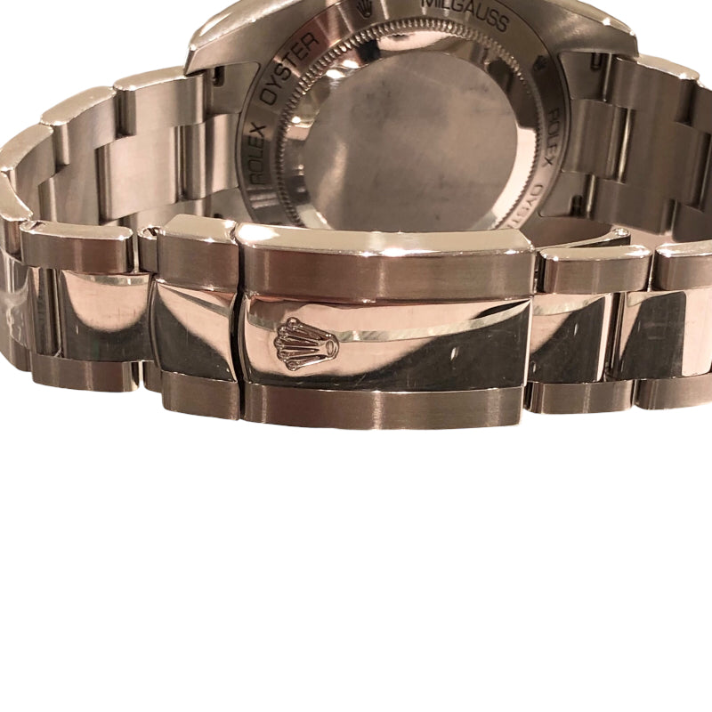 ロレックス ROLEX ミルガウス V番 116400 ホワイト SS メンズ 腕時計