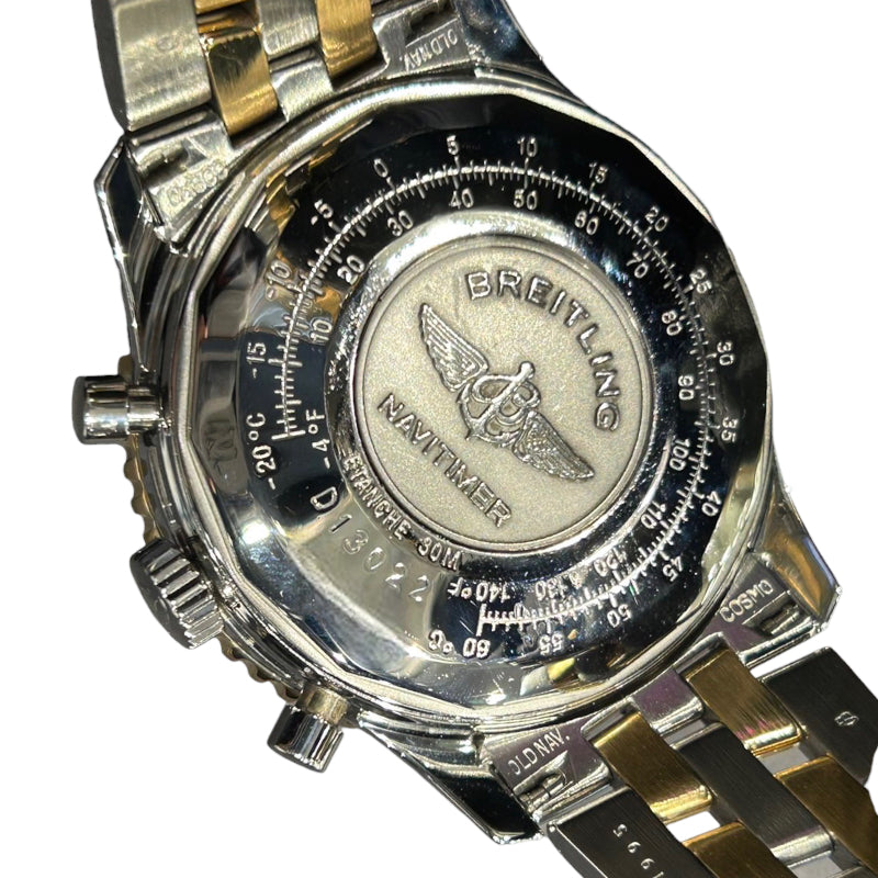 ブライトリング BREITLING ナビタイマー D13022 ブラック K18/SS 自動巻き メンズ 腕時計
