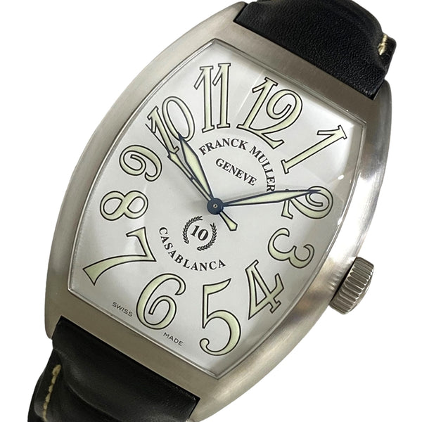 フランク・ミュラー FRANCK MULLER カサブランカ 10周年記念モデル 8880CNR ブラック ステンレススチール SS(PVD) 純正尾錠/ラバー 自動巻き メンズ 腕時計