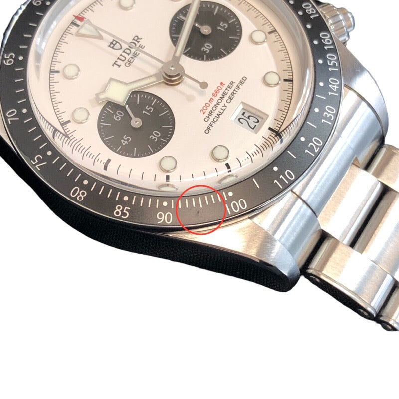 チューダー/チュードル TUDOR ブラックベイ クロノ 79360N ホワイト ステンレススチール 自動巻き メンズ 腕時計