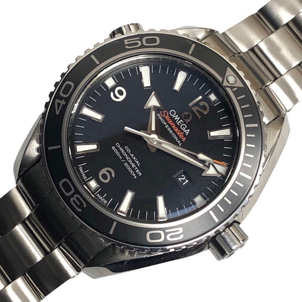 オメガ OMEGA シーマスタープラネットオーシャン 2210.50 ブラック SS ボーイズ 腕時計