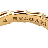 ブルガリ BVLGARI セルペンティ ヴァイパー ウエディングリング #49(9号) K18PG ダイヤモンド ジュエリー