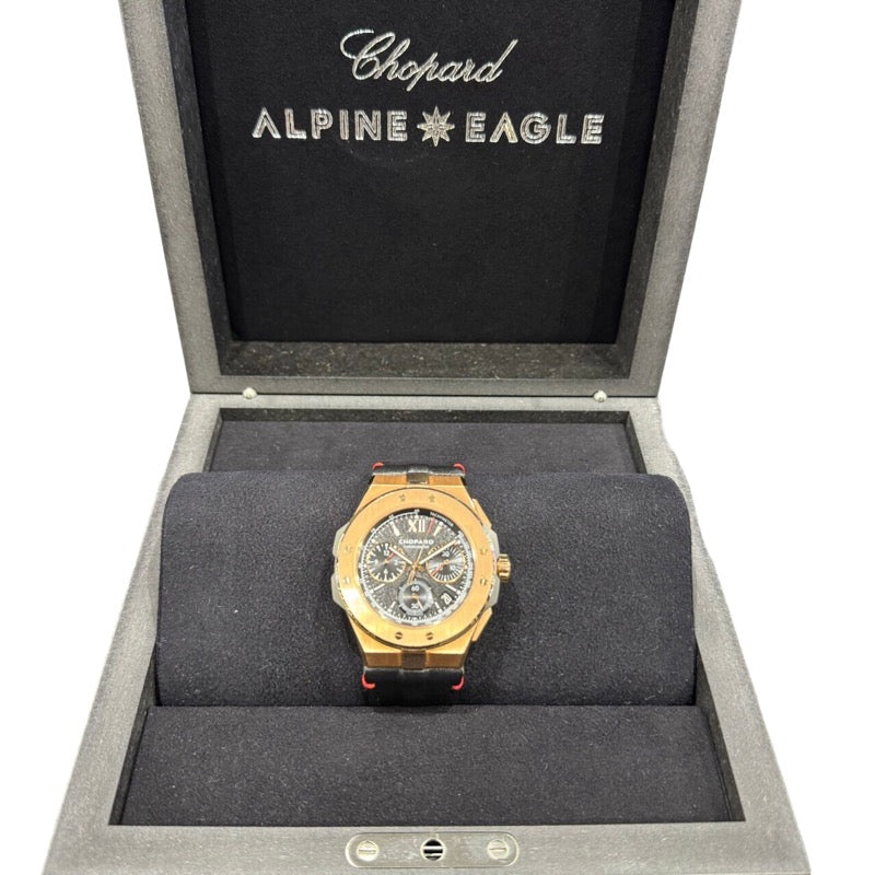 ショパール Chopard アルパインイーグルXL クロノグラフ 295387-9001 K18ピンクゴールド／チタン メンズ 腕時計