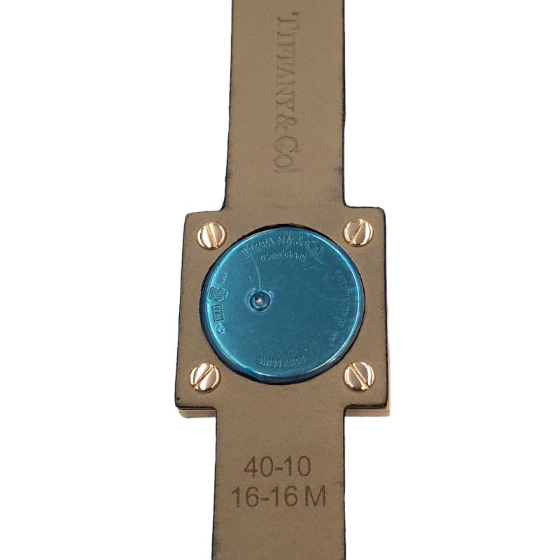 ティファニー TIFFANY＆CO アトラス カクテル Z1950.10.30E10A40E  K18PG クオーツ レディース 腕時計