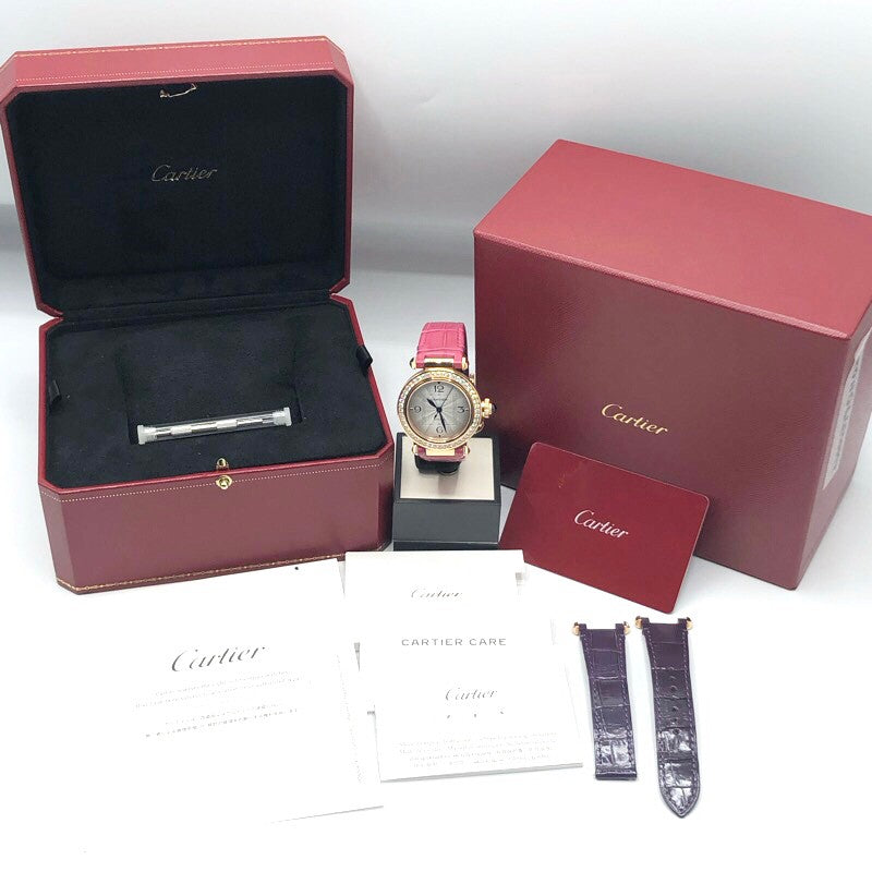 カルティエ Cartier パシャドゥカルティエ WJPA0012 K18PG 自動巻き ユニセックス 腕時計