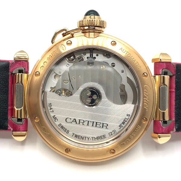 カルティエ Cartier パシャドゥカルティエ WJPA0012 K18PG 自動巻き ユニセックス 腕時計