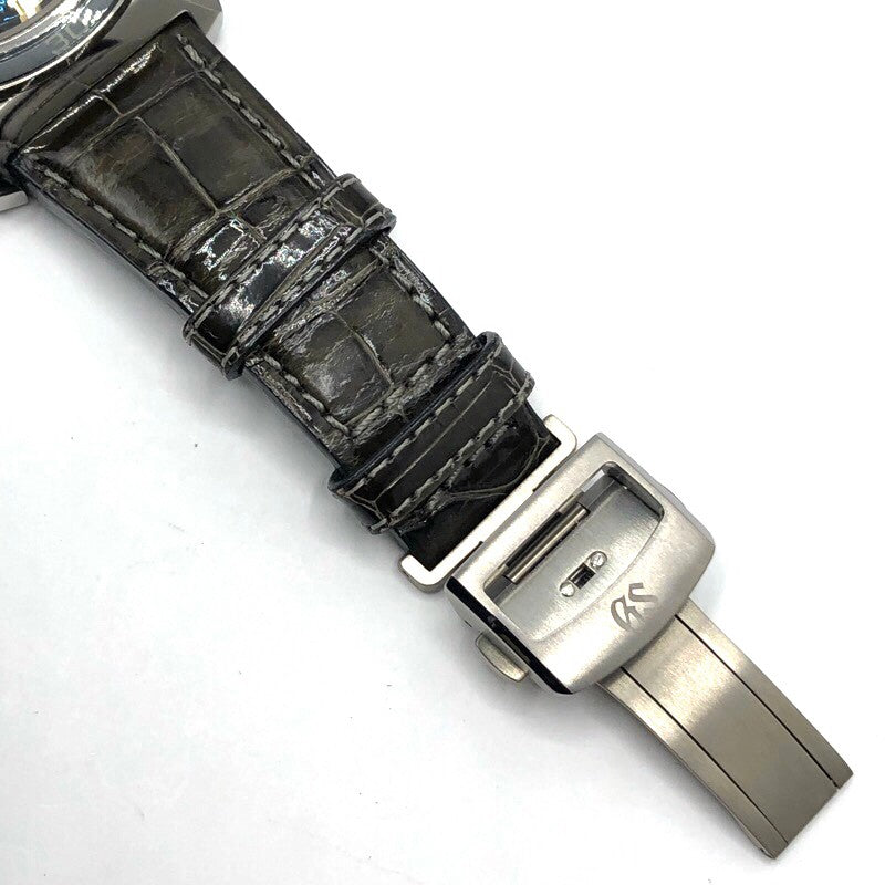 セイコー SEIKO Grand Seiko　グランドセイコー　スプリングドライブ 特選会限定モデル世界20本限定 SBGA411 ブラウン チタン×レザー（クロコダイル） 自動巻き メンズ 腕時計