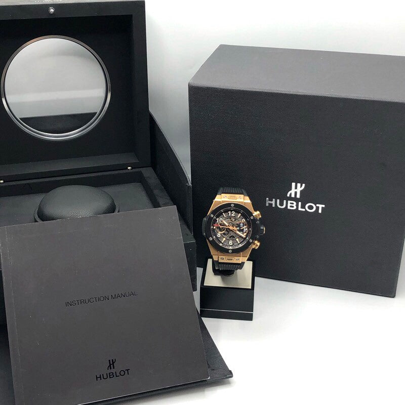 ウブロ HUBLOT ビッグバン ウニコ キングゴールド セラミック 411.O.M.