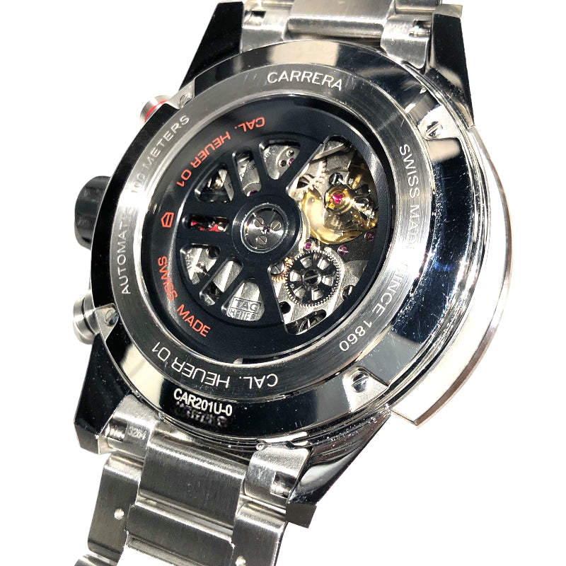 タグ・ホイヤー TAG HEUER カレラ　キャリバーホイヤー01　クロノグラフ CAR2A1W.BA0703 ステンレススチール 自動巻き メンズ 腕時計