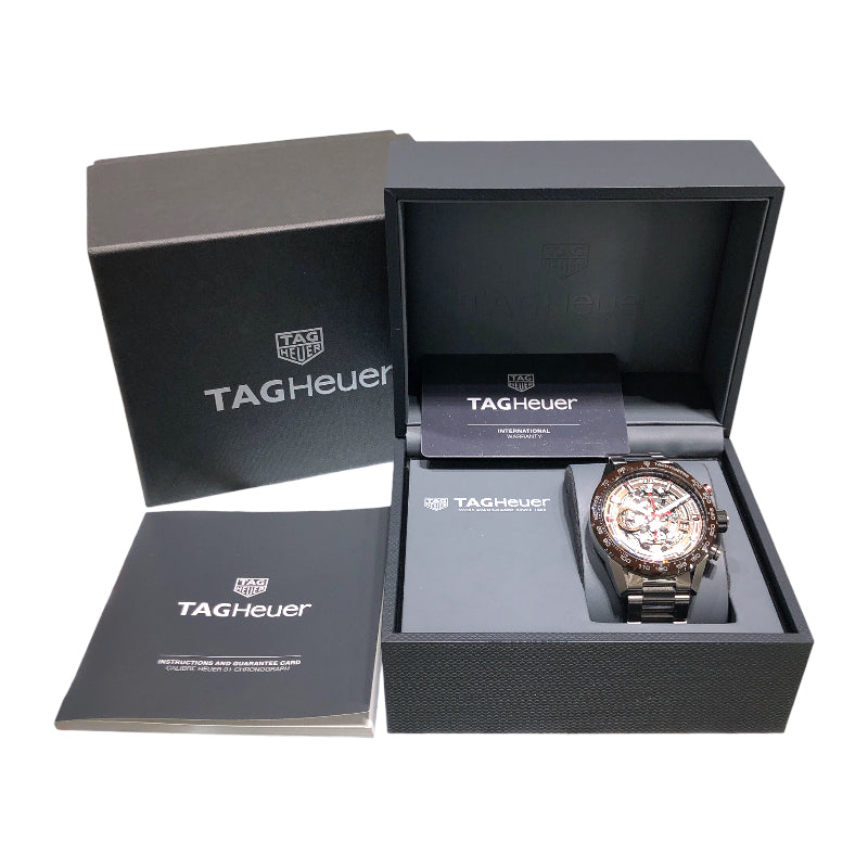 タグ・ホイヤー TAG HEUER カレラ　キャリバーホイヤー01　クロノグラフ CAR201U.BA0766 ステンレススチール 自動巻き メンズ  腕時計