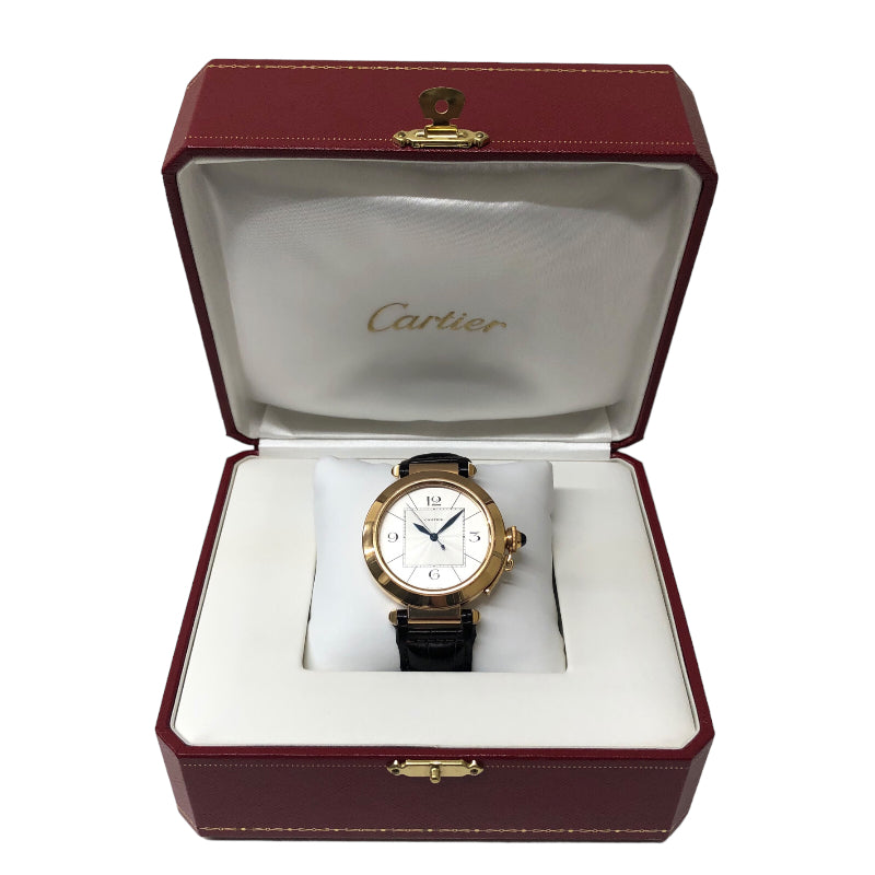 カルティエ Cartier パシャ42 W3019351 シルバー K18ピンクゴールド 自動巻き メンズ 腕時計