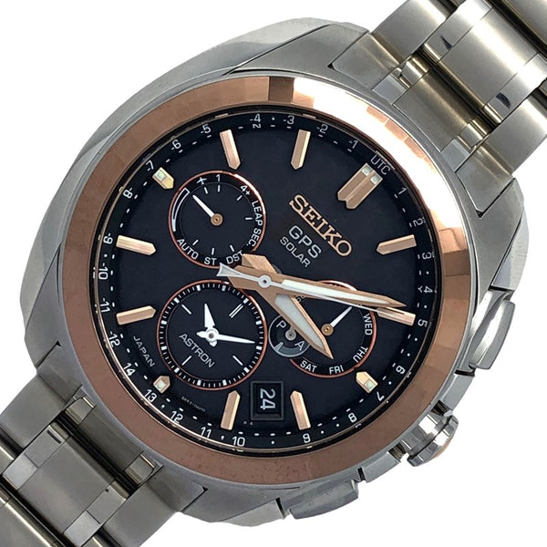 セイコー SEIKO アストロン 50周年記念モデル 世界200本限定 SBXC035 ブラック チタン/セラミック ソーラー メンズ 腕時計