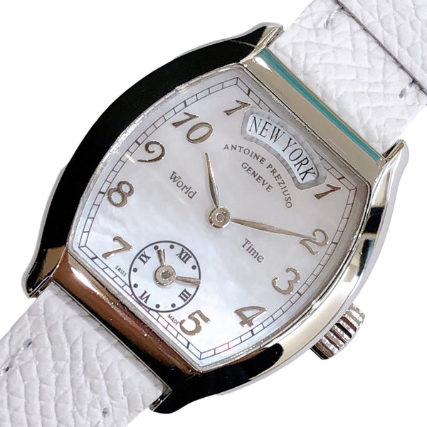 アントワーヌプレジウソ アワーズオブザワールド ホワイトシェル WTL-SNP-E ステンレススチール レディース 腕時計 |  中古ブランドリユースショップ OKURA(おお蔵)