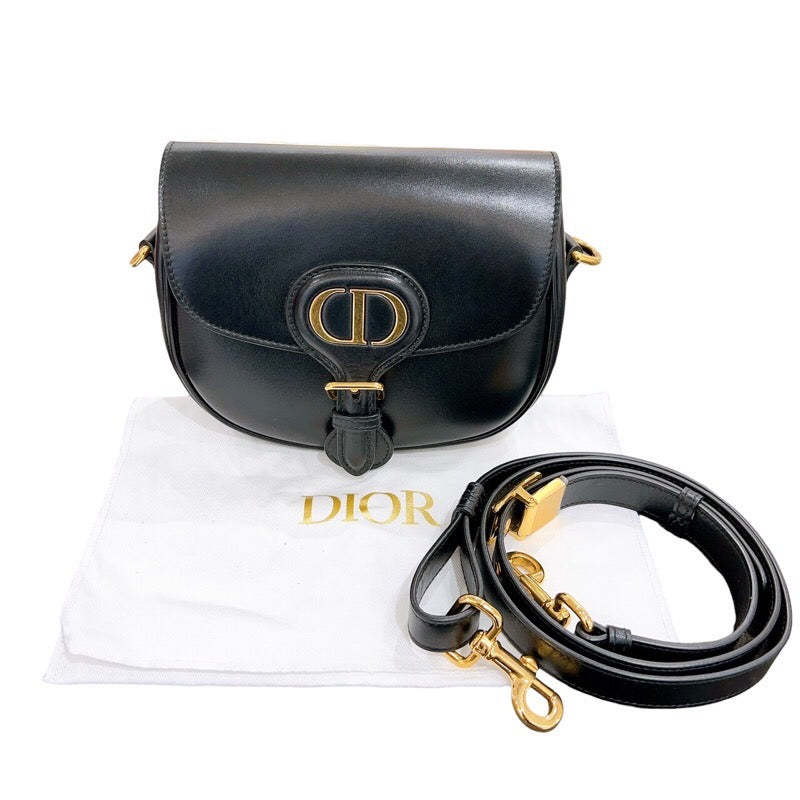 Dior ディオールボビー　スモールバッグ　ブラック　カーフ　【471】Y