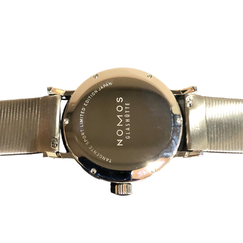 NOMOS　タンジェントスポーツ 日本35本限定 TMSW1 シルバー文字盤 ステンレス 手巻き メンズ 腕時計
