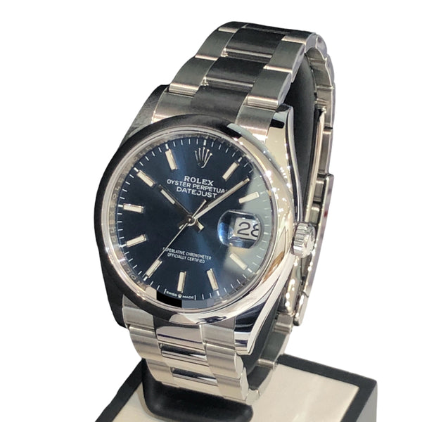 ロレックス ROLEX デイトジャスト 36 126200 ランダム番 ブライトブルー ステンレススチール 自動巻き メンズ 腕時計