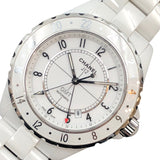 シャネル CHANEL J12 オートマティック GMT H2126 ホワイト セラミック 自動巻き メンズ 腕時計
