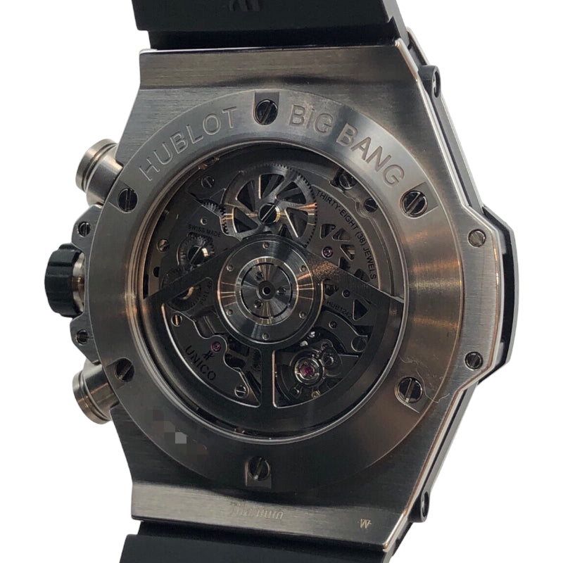 ウブロ HUBLOT ビッグ・バン ウニコ チタニウム 411.NX.1170.RX シルバー チタン メンズ 腕時計