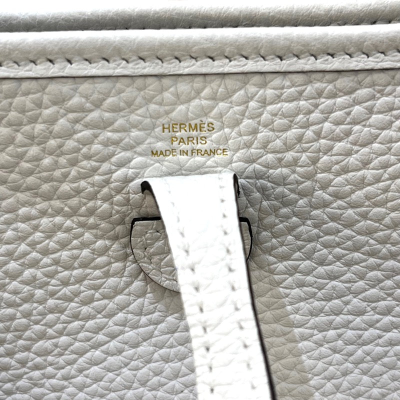 エルメス HERMES エヴリンTPM B刻印 ニューホワイト/ゴールド金具