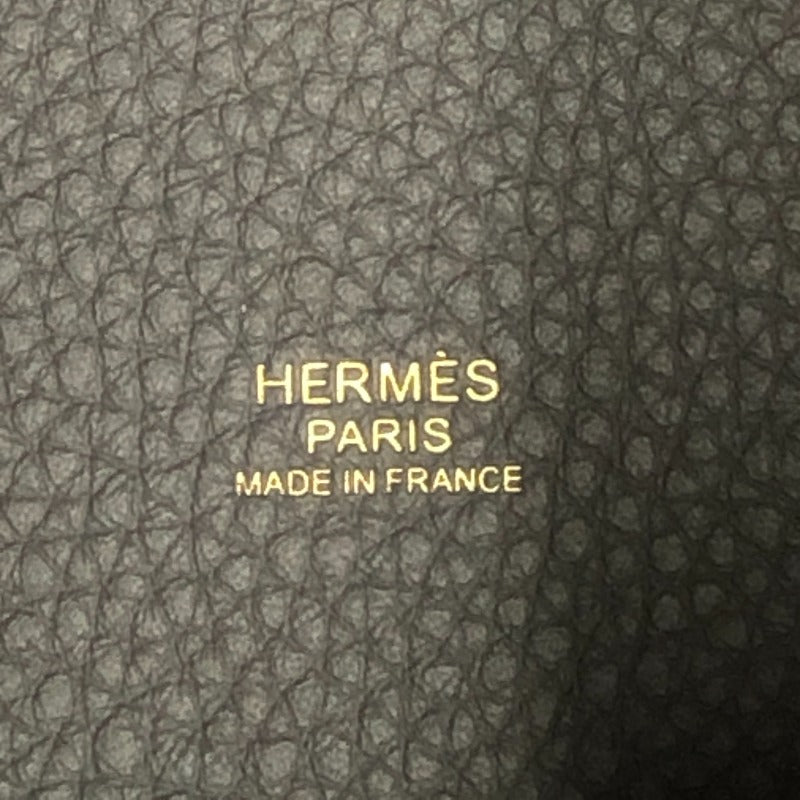 エルメス HERMES ピコタンロックPM U刻印 グリメイヤー ゴールド金具 トリヨンクレマンス レディース ハンドバッグ