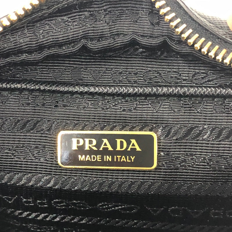プラダ PRADA サフィアーノレザーショルダーバック 1BH036 ブラック