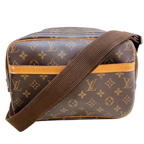 良好品】 ルイヴィトン VUITTON LOUIS モノグラム PM リポーター