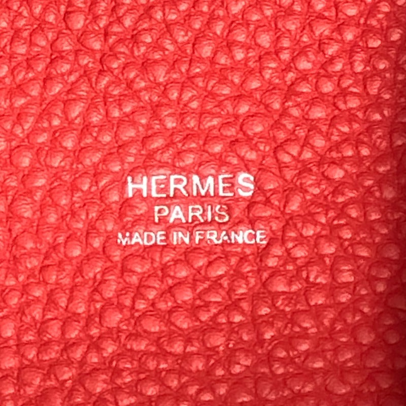 エルメス HERMES ピコタンロックPM B刻 ローズテキサス シルバー金具 トリヨンクレマンス レディース ハンドバッグ