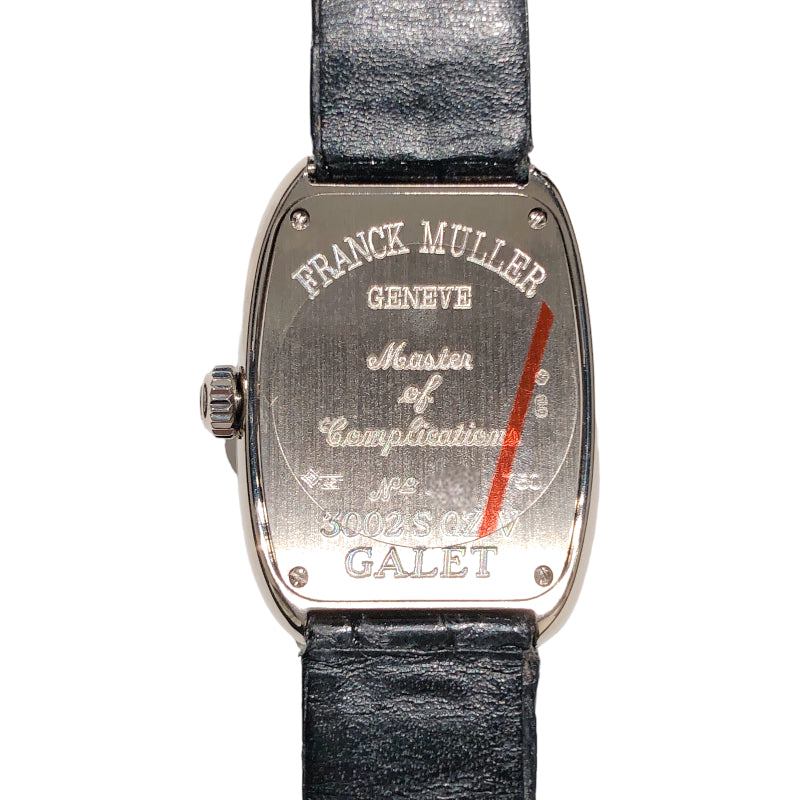 フランク・ミュラー FRANCK MULLER ギャレ 3002SQZV K18ホワイトゴールド レディース 腕時計