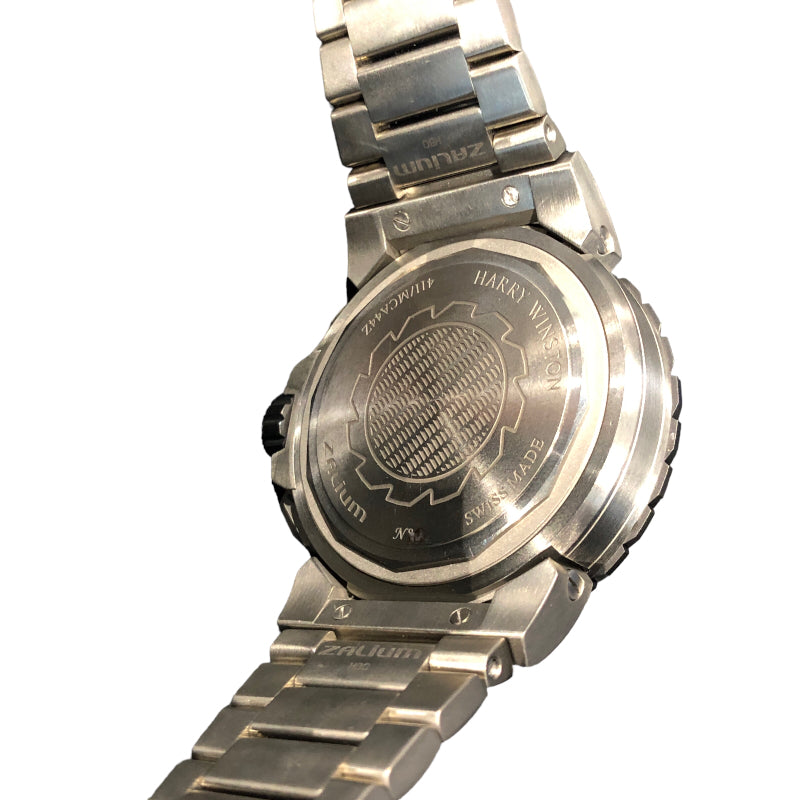 ハリーウィンストン HARRY WINSTON オーシャン スポーツ クロノグラフ 411/MCA44ZZK ザリウム メンズ 腕時計