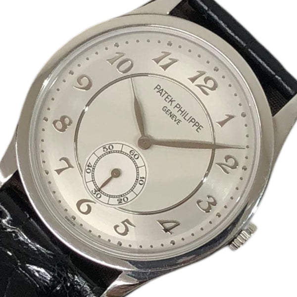 パテック・フィリップ PATEK PHILIPPE カラトラバ 5196P-001 シルバー文字盤 プラチナ メンズ 腕時計