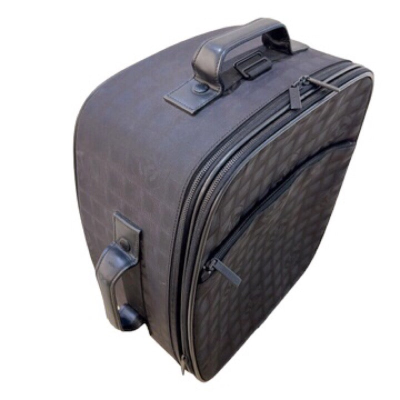 シャネル CHANEL ニュートラベルライン　スーツケース　キャリーバッグ ブラック キャンバス ユニセックス キャリーバッグ約37cmマチ
