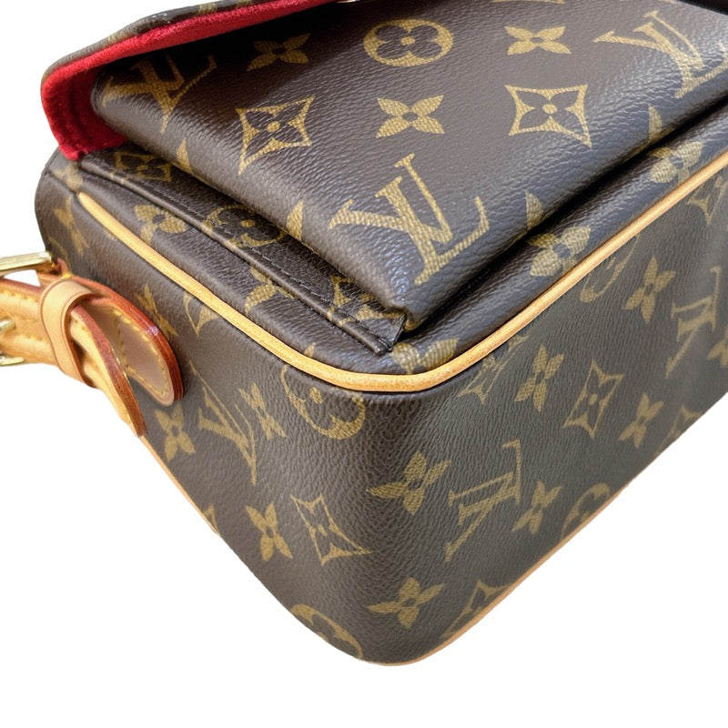 ルイ・ヴィトン LOUIS VUITTON ヴィバシテMM M51164 ブラウン ゴールド