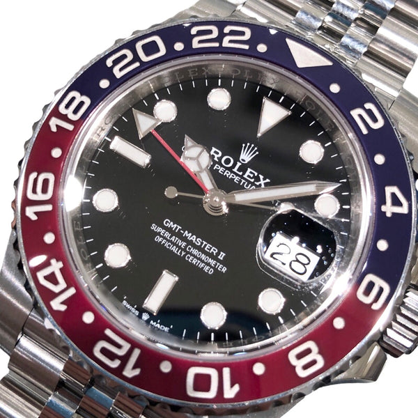 ロレックス ROLEX GMTマスター2 126710BLRO ブラック SS メンズ 腕時計