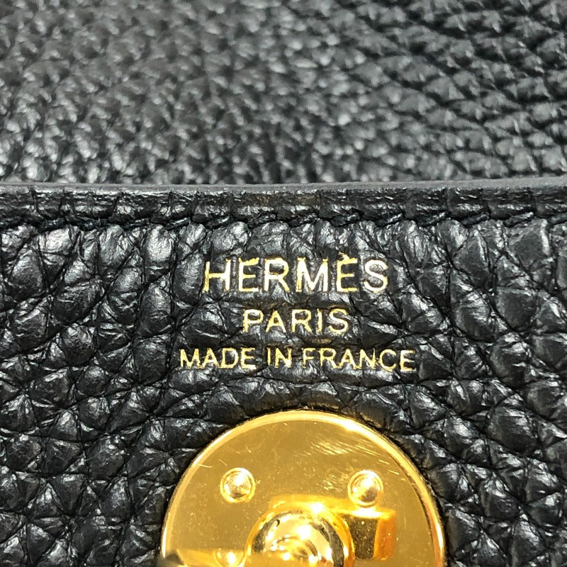 エルメス HERMES リンディミニ Y刻 ブラック ゴールド金具 トリヨン