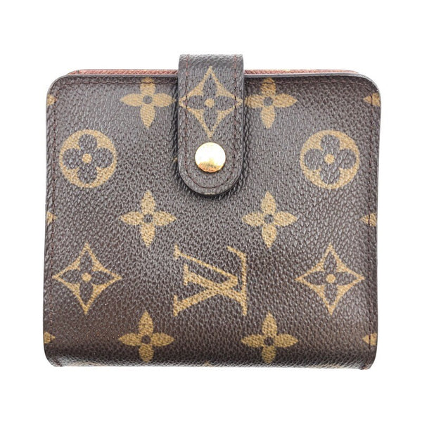 ルイ・ヴィトン LOUIS VUITTON コンパクトジップ M61667 ブラウン