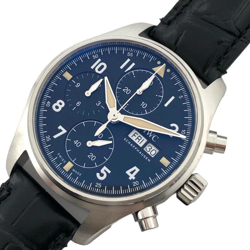 インターナショナルウォッチカンパニー IWC パイロットウォッチ　クロノグラフ　スピットファイア IW387901 SS メンズ 腕時計