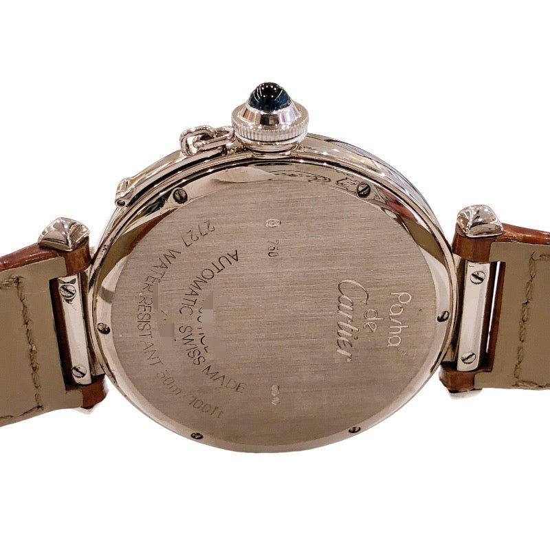 を安く買Cartier カルティエ　純正品　パシャ　クロコ　腕時計 時計