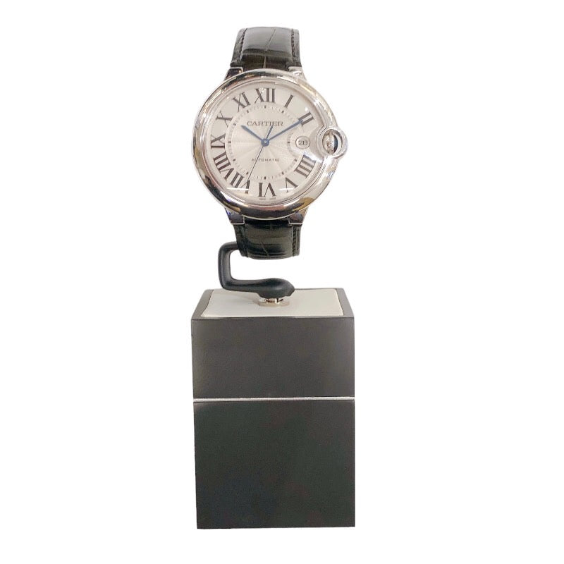 カルティエ Cartier バロンブルーLM W6901351 シルバー K18ホワイトゴールド 自動巻き メンズ 腕時計 |  中古ブランドリユースショップ OKURA(おお蔵)
