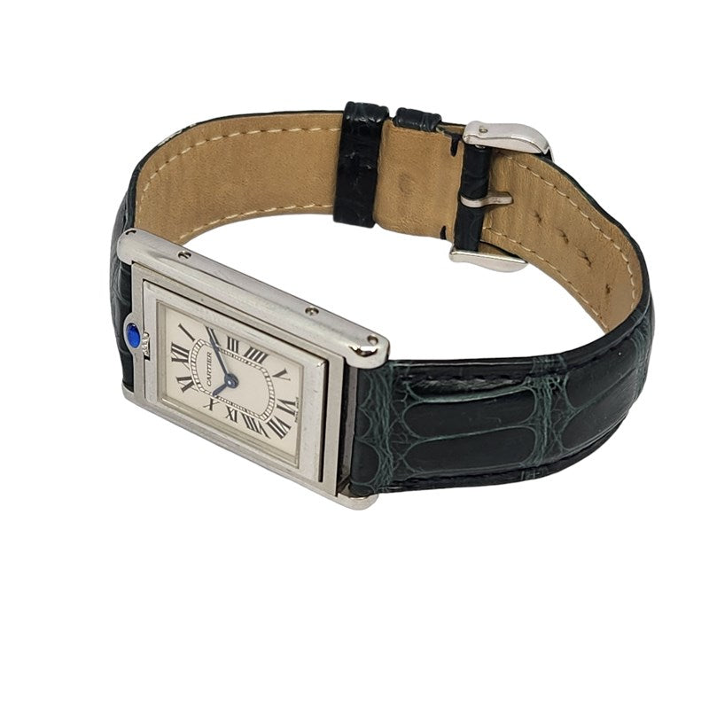 カルティエ Cartier タンク バスキュラントMM W1011258 ホワイト