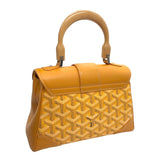 ゴヤール GOYARD サイゴン ミニ ソフトバッグ PVC/レザー イエロー レディース ハンドバッグ