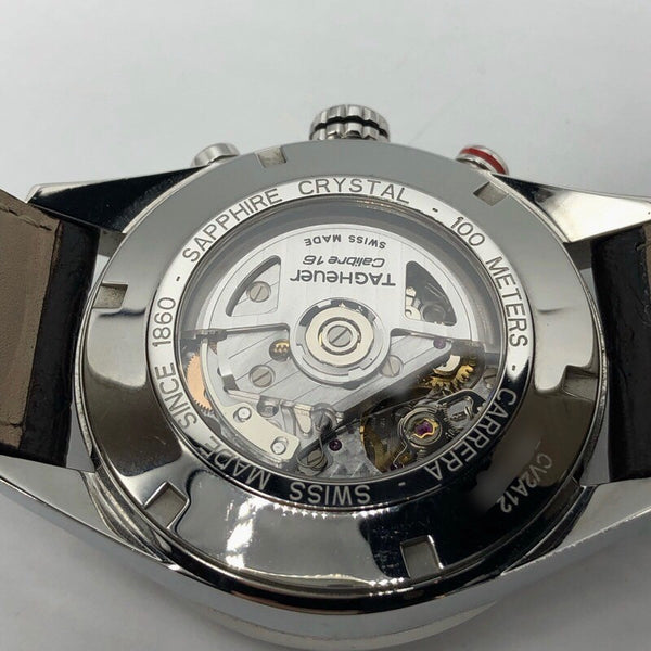 タグ・ホイヤー TAG HEUER カレラ　タキメータークロノグラフデイデイト CV2A12.FC6236 SS 腕時計