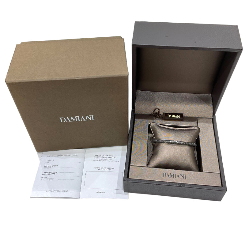 ダミアーニ DAMIANI メトロポリタン ドリーム 8Pダイヤモンド オープンバングル Sサイズ K18WG（ブラックブルニート加工） ジュエリー