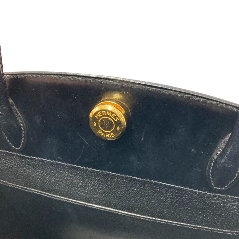 エルメス HERMES ダルヴィMM □C刻 ブラック ゴールド金具 ボックス 