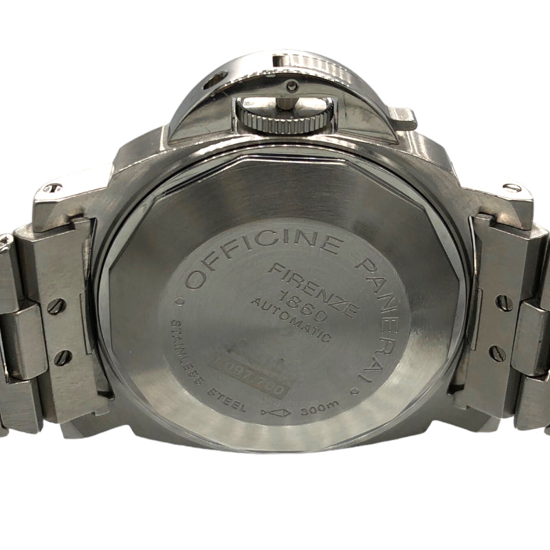 パネライ PANERAI ルミノールマリーナ PAM00050 ブラック SS メンズ 腕時計